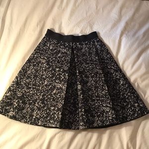 COS neoprene confetti skirt
